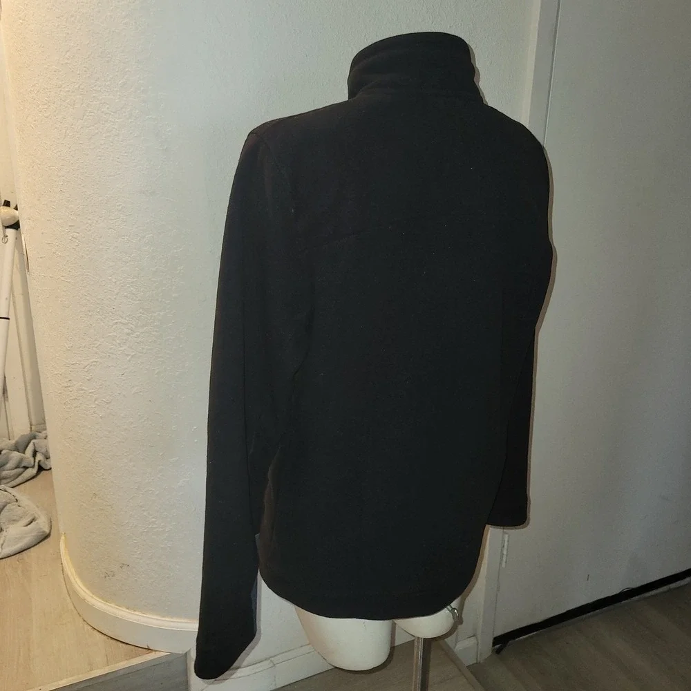 The North Face Men's Chimborazo Full Zip Fleece Jacket Black Gray S XL outerwear